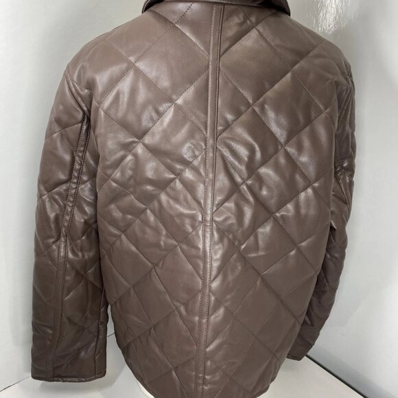 Banana Republic Vegan Faux Leather Quilted Jacket – Women’s Size S (NWT) - Picture 5 of 7